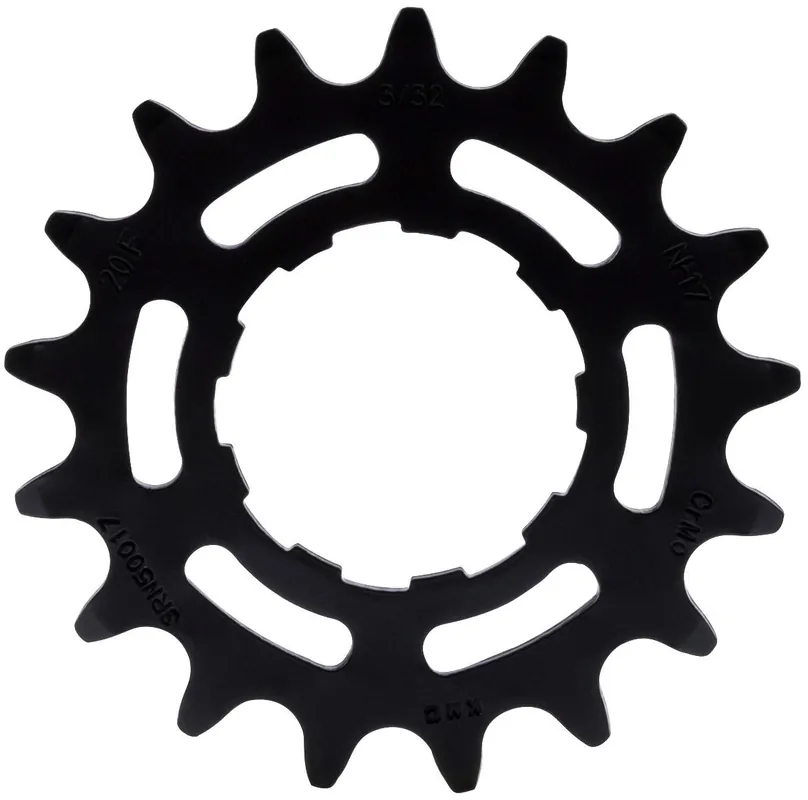 Sonderangebot KMC Steck-Zahnkranz 17 Zähne 1/2 x 3/32 CrMo für Enviolo schwarz