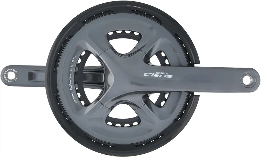 Bestpreis Shimano Claris FC-R 2000 Kettenradgarnitur 175 mm schwarz,grau
