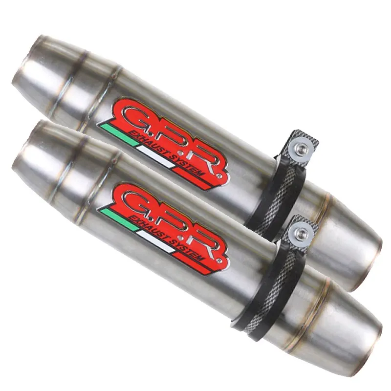 Finale Aktion GPR Endschalldämpfer Ducati MonsTEr 1100 2009/10 Pair of EC-Approv. slip-on exhaust catalized Dee