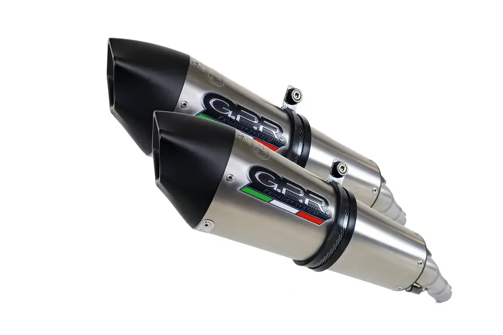 GPR Endschalldämpfer Yamaha Fjr 1300 2006/16 Pair EC-Approv. slip-on exhaust catalized Gpe Ann. T Preisreduziert