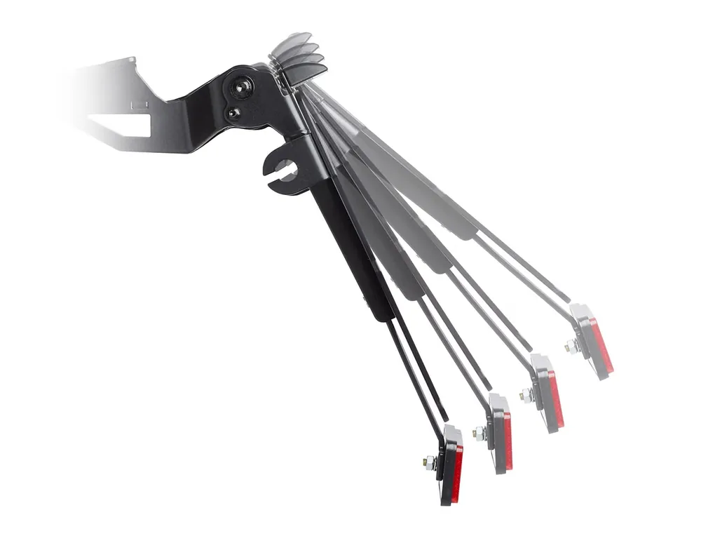PROTECH X-SHAPE Kennzeichenhalter SET mit Reflektor und Beleuchtung Alu & Stahl Schwarz für YAMAHA Ténéré 700 Rabatt