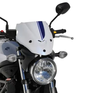 Letzte Chance BODYSTYLE Sportsline Scheinwerferverkleidung ABS Kunststoff weiß/blau für SUZUKI SV 650