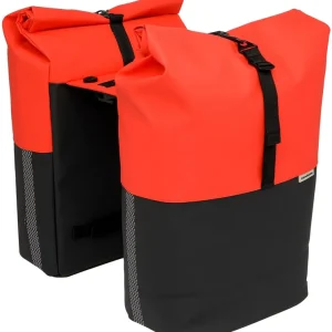 Garantierte Lieferung New Looxs Doppeltasche Nyborg Double rot/schwarz red black MIK