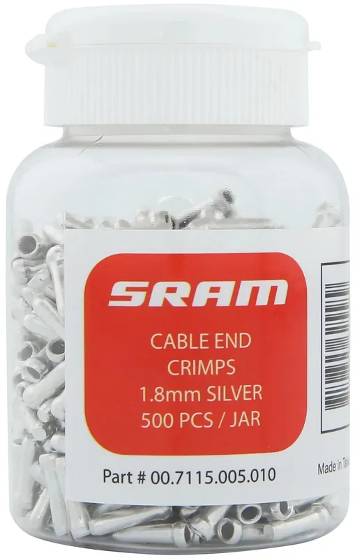 SRAM Endhülse 1,8 mm silber Preiswert