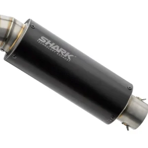 Shark Performance SLIP-ON Aluminium eloxiert schwarz SRC 4 für HONDA XL750 Transalp EURO5 EURO5+ Letzte Chance