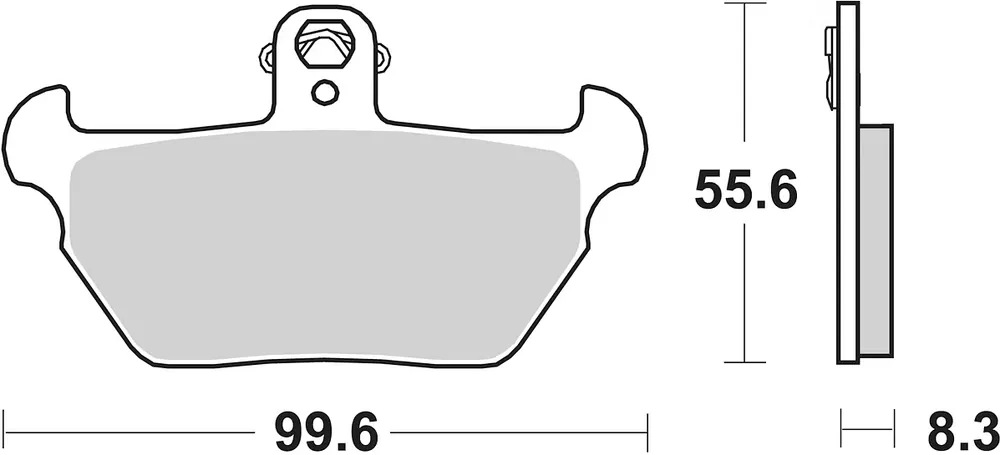 SBS Bremsbelag 644HS Street Sinter Highlight