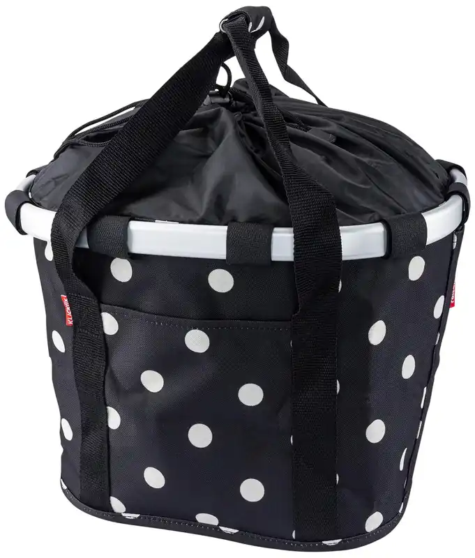 Jetzt Kaufen reisenthel Fahrradkorb Bikebasket schwarz,weiß black dots