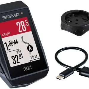 Bestpreis Sigma Sport Fahrradcomputer Rox 11.1 Evo schwarz GPS Halterung, Befestigungsmaterial