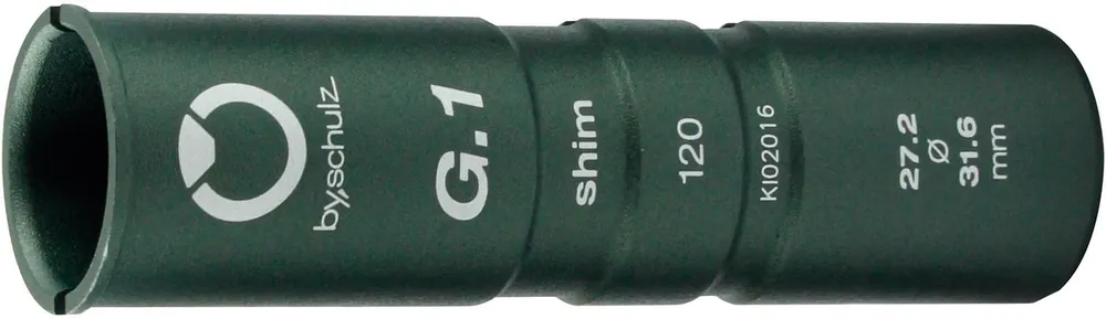 Rabatt by,schulz Distanzhülse G.Shim 120 mm schwarz Basis-Ø 27,2, Erweiterung auf Ø 31,6
