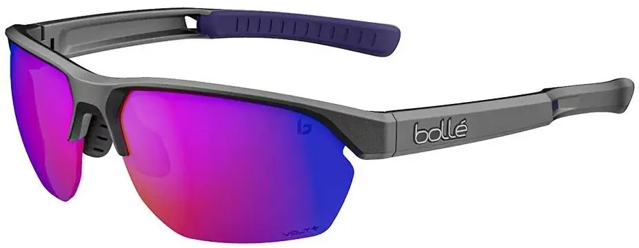 Bollé Sportbrille Victus schwarz titanium matte, Gläser Volt+ Ultraviolet Preiswert