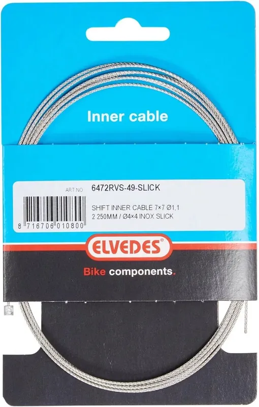 Begrenztes Angebot Elvedes Schaltzug 49 strands slick 2250 mm grau