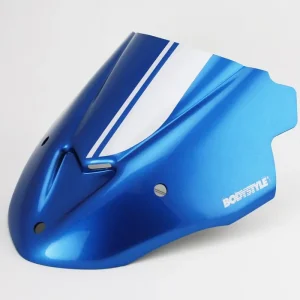 Ausverkauf BODYSTYLE Sportsline Scheinwerferverkleidung ABS Kunststoff blau/weiß für SUZUKI SV 650