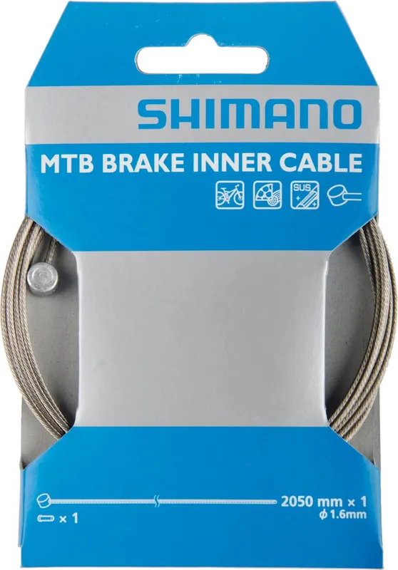 Shimano Bremsinnenzug MTB 2050 mm silber Neue Kollektion
