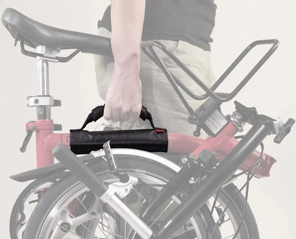Markenware Fahrer Tragegriff Händel Brompton schwarz