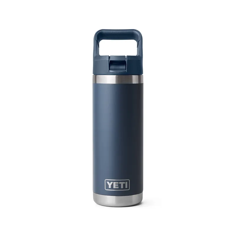 Finale Aktion YETI Trinkflasche RAMBLER 18 oz. (532 ml) - mit Trinkhalmdeckel