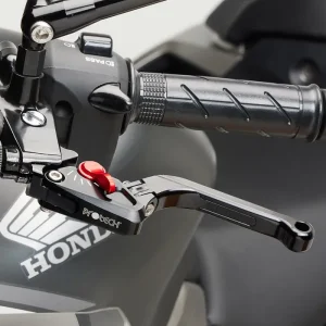 Günstig PROTECH Hebel Kupplungshebel Race Alu & Stahl Rot/Schwarz für DUCATI Monster 797, Scrambler Café Racer, Scrambler Desert Sled