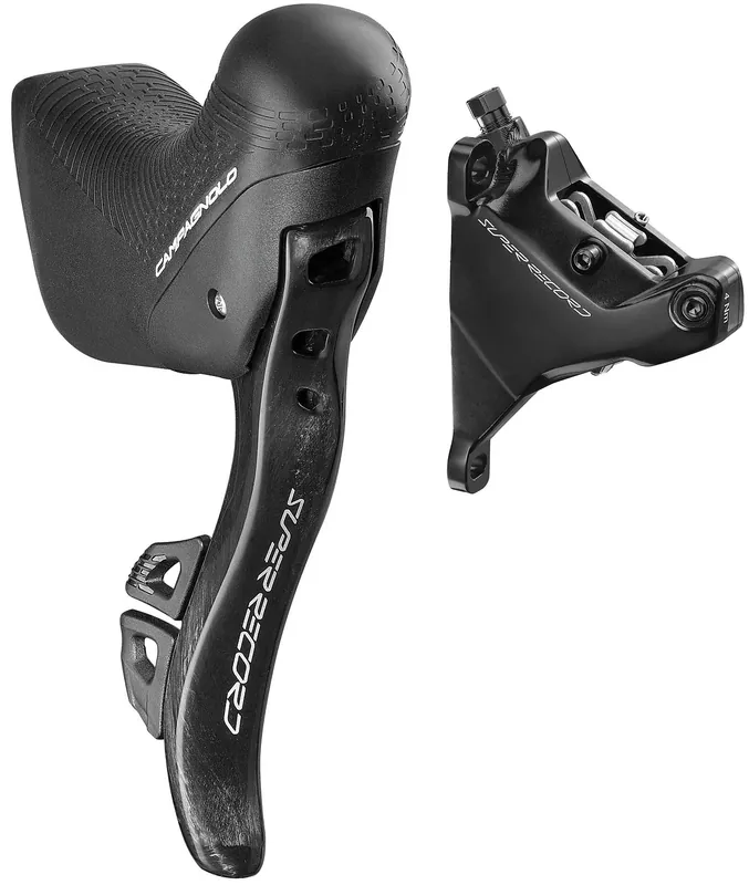 Sonderaktion Campagnolo Scheibenbremse Super Record WRL 12s vorne 160 mm schwarz rechts