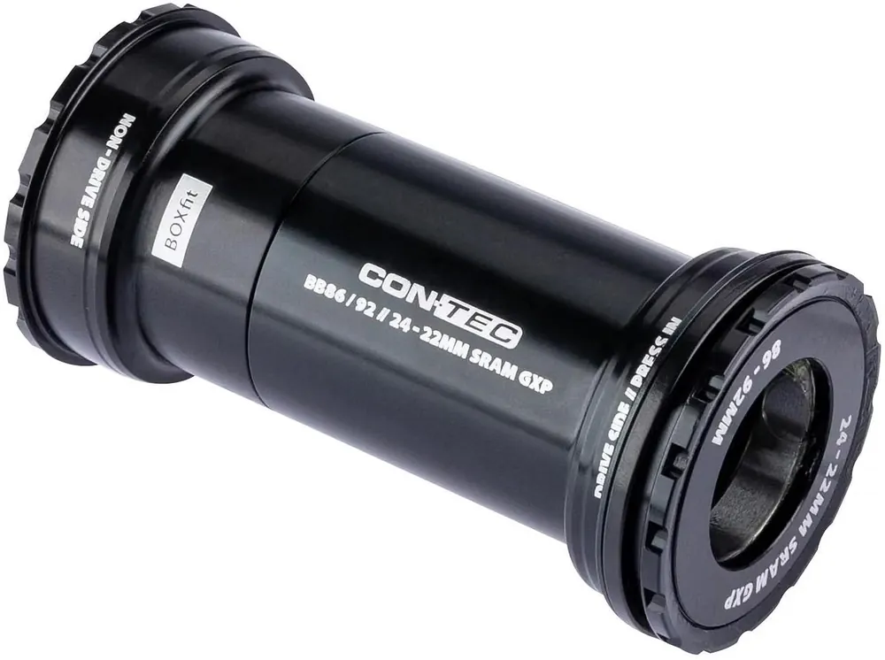 Aktuell CONTEC Innenlager BOX.Fit BB86/92/92 schwarz BB86/92-24/22, passend für SRAM GXP, 24/