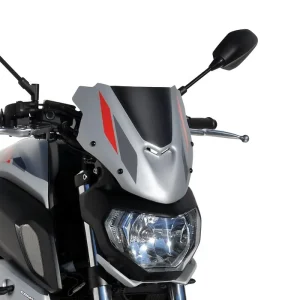 Schnäppchen BODYSTYLE Sportsline Scheinwerferverkleidung ABS Kunststoff grau/gelb für YAMAHA MT-07