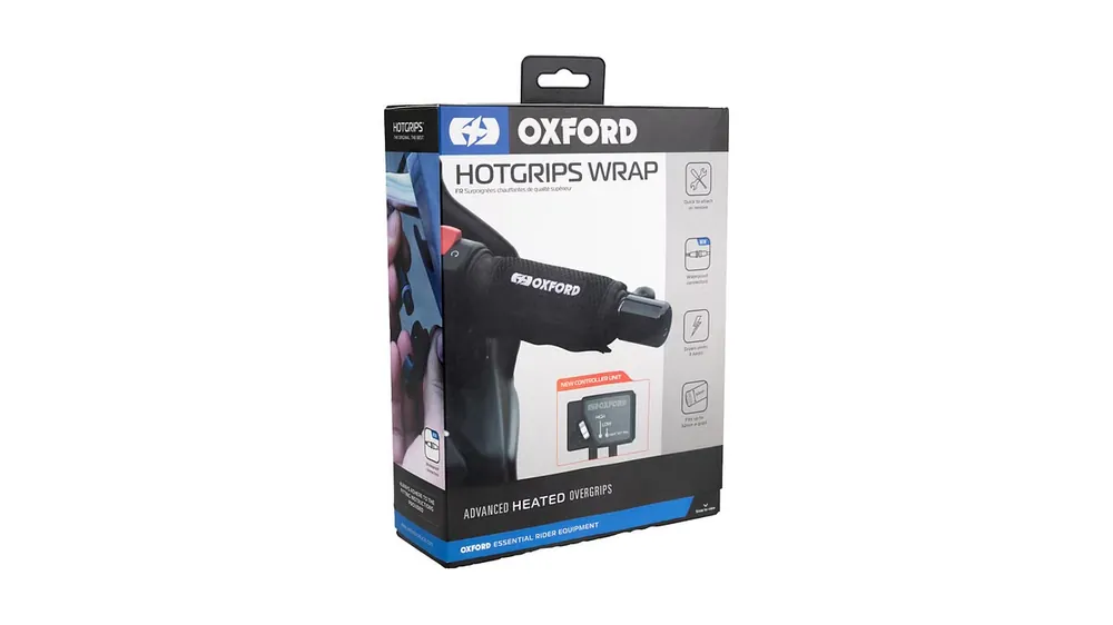 Echt Oxford Heizgriffe Wrap, 2 Heizstufen passend bis zu 32 mm Ø, Heizgriffe "Hotgrips® Wrap" 12 V