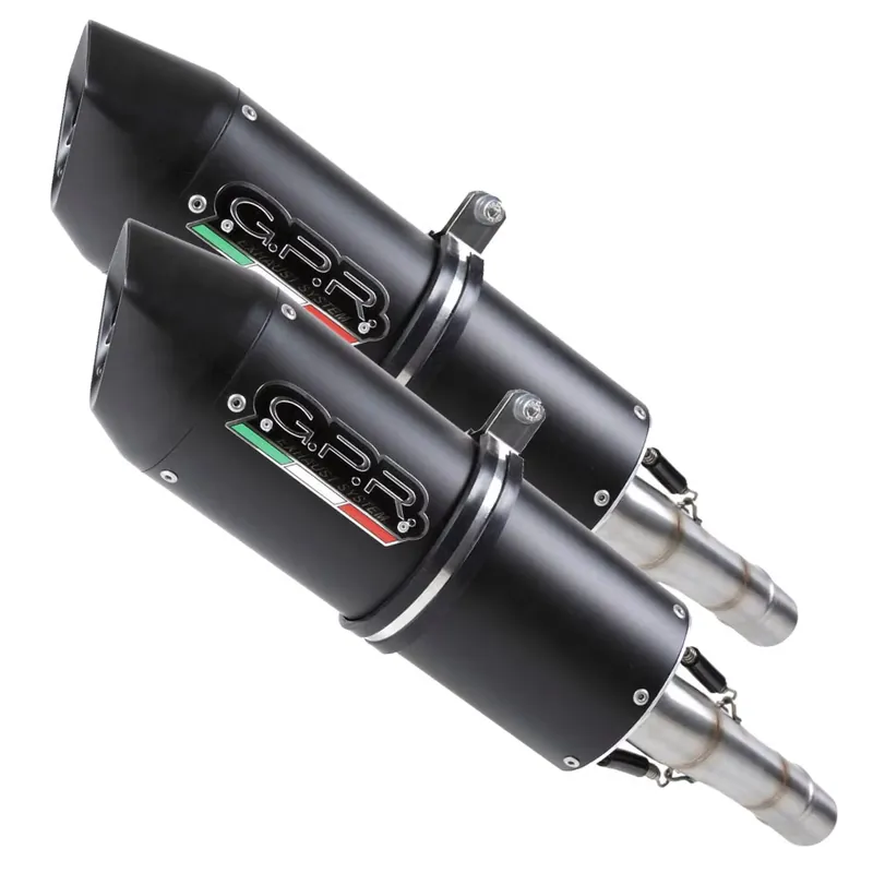 Preis Gesenkt GPR Endschalldämpfer Ducati MonsTEr 696 2008/14 Pair EC-Approv. slip-on exhaust Furore Nero