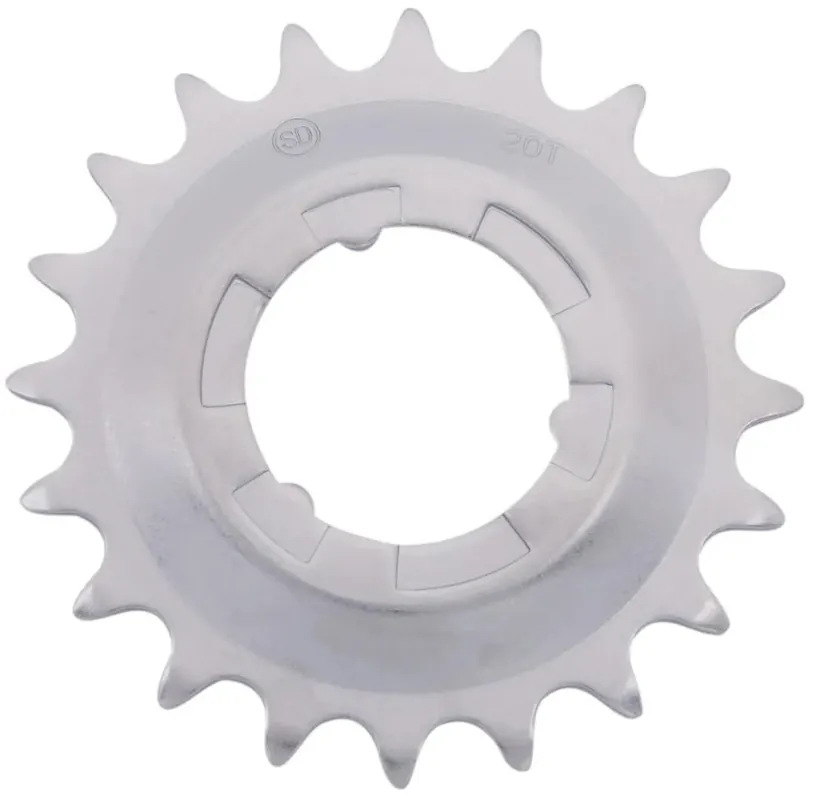 Preisknaller Shimano Steck-Zahnkranz Nexus 20 Zähne Silber