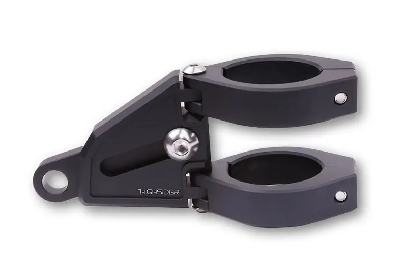 HIGHSIDER pro Extend Lampenhalter Schwarz Set, CNC, Aluminium, Für Ø 35-37 mm, Längenverstellbar Kracherpreis
