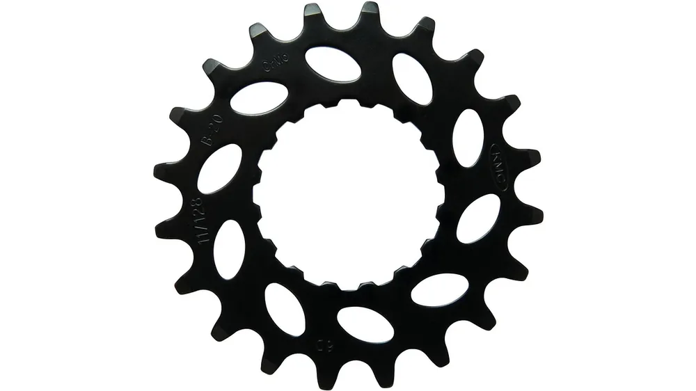 Heißes Angebot KMC Steck-Zahnkranz 19 Zähne 1/2" x 1/8" CrMo schwarz