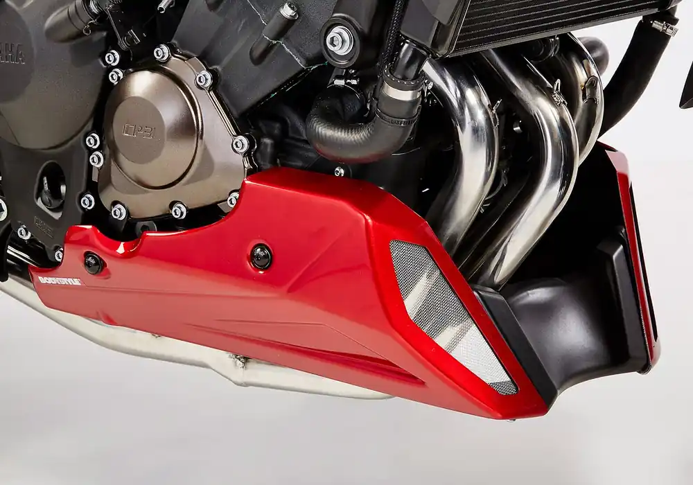 BODYSTYLE Sportsline Bugspoiler ABS Kunststoff rot für YAMAHA MT-09 / SP, Tracer 900 Neu Im Sortiment