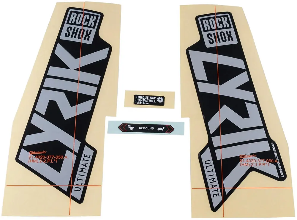 RockShox Dekor Set Signatur Series Lyrik Ultimate Signatur Series Aktuell