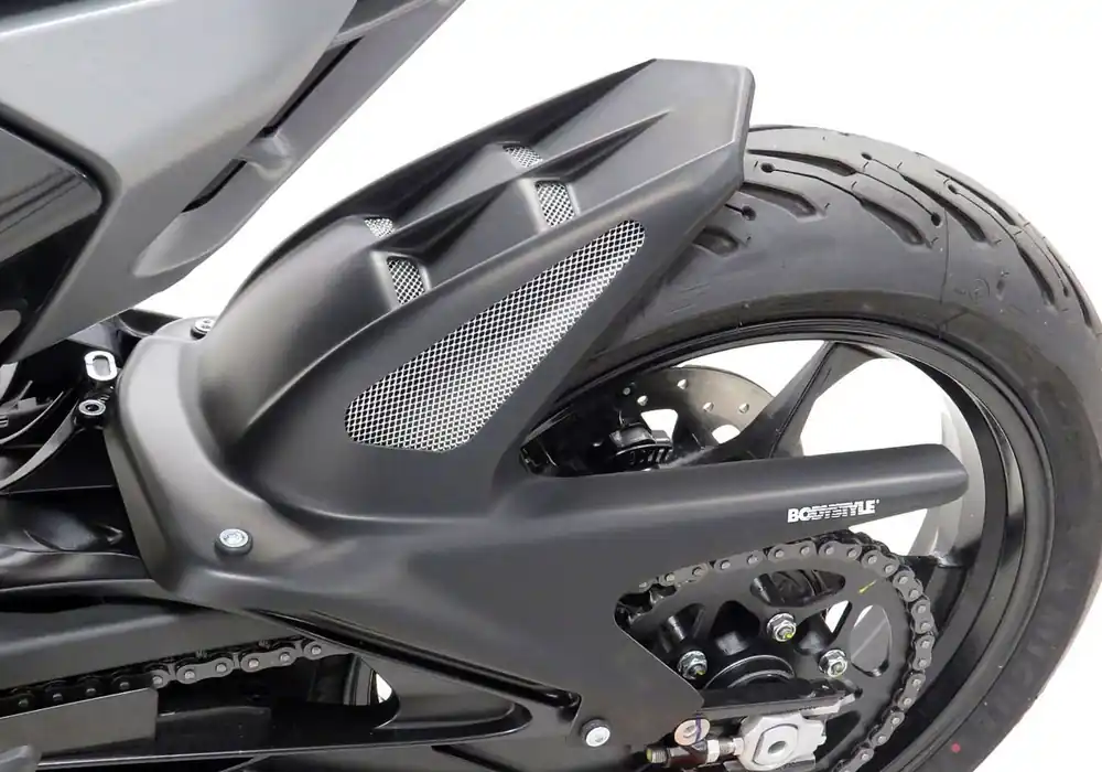 BODYSTYLE Raceline Hinterradabdeckung ABS Kunststoff Carbon Look für KTM 125 Duke, 390 Duke Schneller Versand