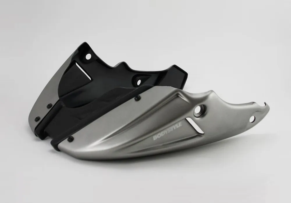 BODYSTYLE Sportsline Bugspoiler ABS Kunststoff silber für HONDA CB650R Zertifiziert