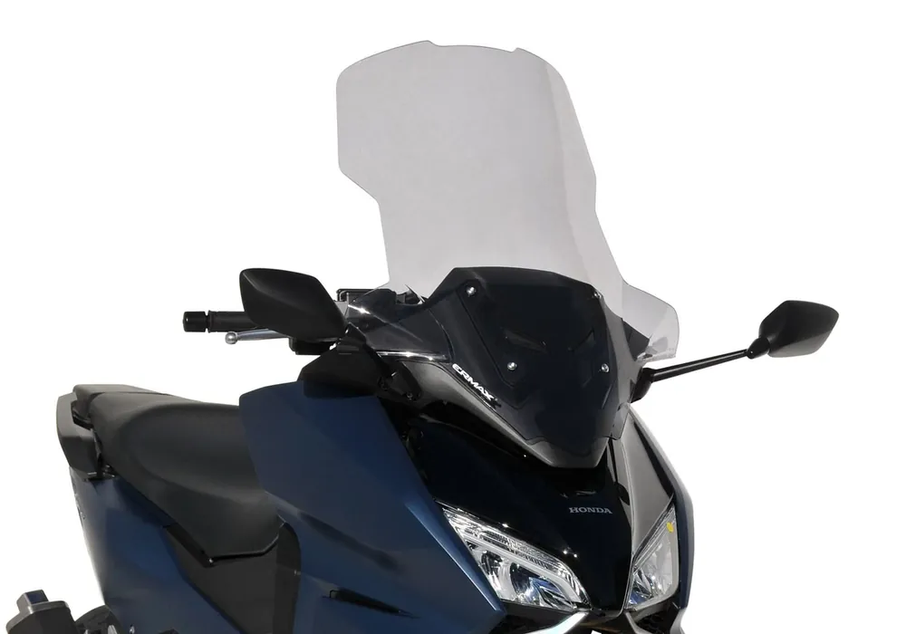 Finale Aktion ERMAX Windschutzscheibe Acrylic durchsichtig Grau getönt für HONDA Forza 750