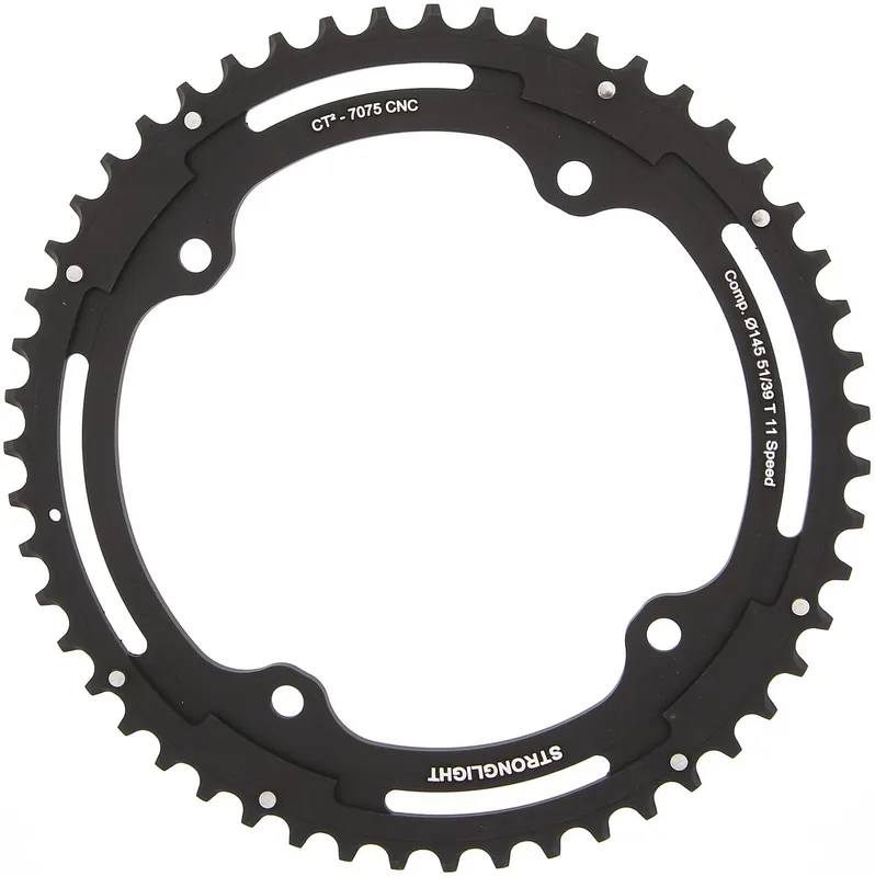 Stronglight CT2 Kettenblatt 51 Zähne 145 mm schwarz Saisonangebot