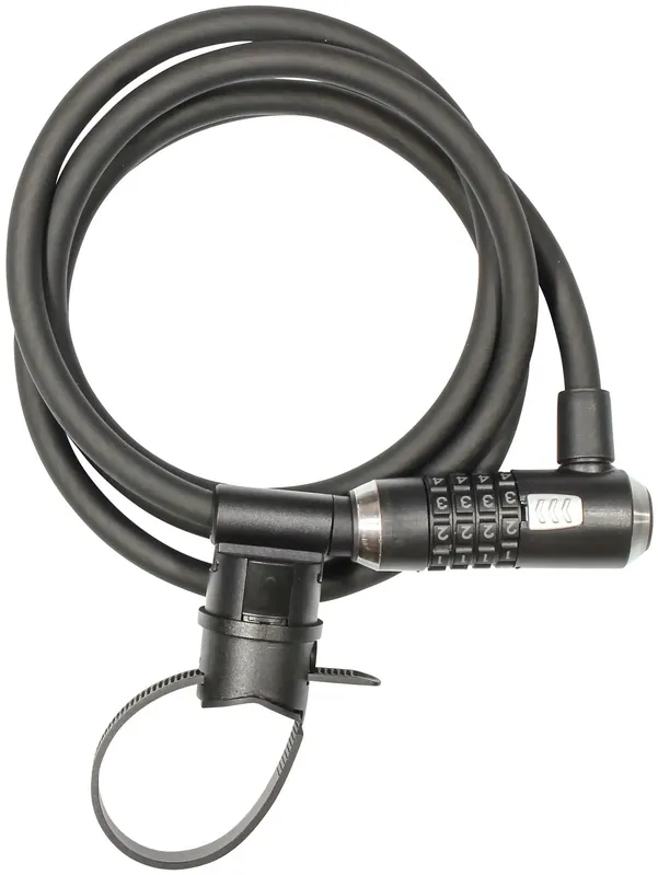 KRYPTONITE Zahlen-Kabelschloss Kryptoflex Combo Cable 180 cm schwarz Sichere Zahlung