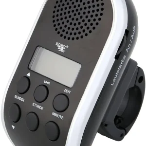 Security Plus Fahrradradio BR23 schwarz silber Schnäppchen