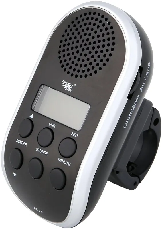 Security Plus Fahrradradio BR23 schwarz silber Schnäppchen