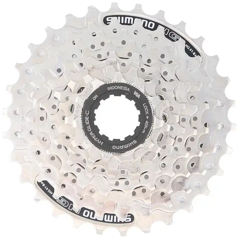Top-Seller Shimano Kassette CS-HG 41-8 8-fach silber 11-13-15-18-21-24-28-32 Zähne