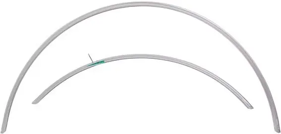 Curana CLite Schutzblech-Set 28 Zoll silber 30 mm, tiefes Profil Meistverkauft
