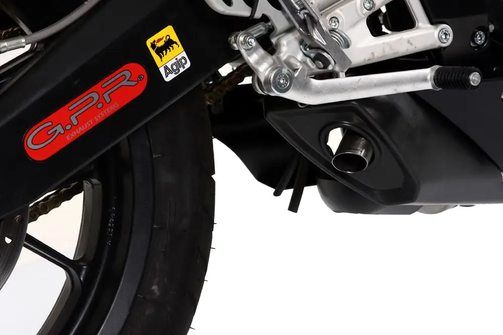 Abverkauf GPR Komplettauspuffanlage Derbi Gpr 125 2009/10 Ghost line EC-Approv. full line exhaust catalized Allu