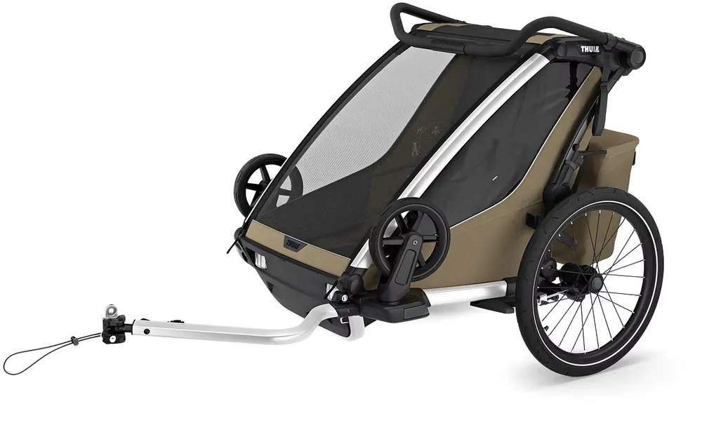 Thule Kinderanhänger Chariot Cross 2 Double braun Direkt Vom Hersteller