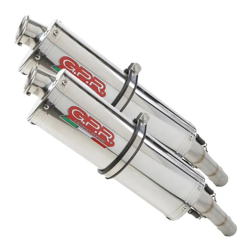 Finale Aktion GPR Endschalldämpfer Yamaha Fjr 1300 2017/20 e4 Pair EC-Approv. slip-on exhaust Trioval