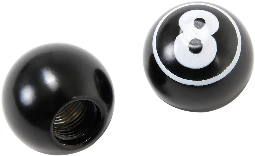 Preisreduziert CONTEC Ventilkappe Valve.Caps "8 Ball" schwarz