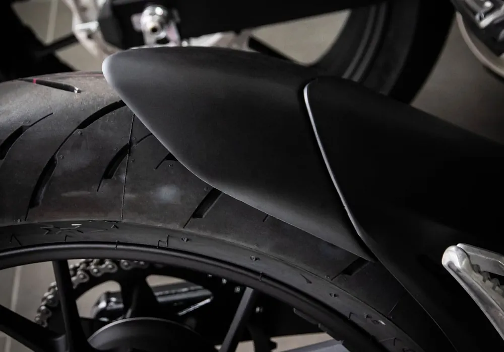 BODYSTYLE Hinterradabdeckungsverlängerung ABS Kunststoff schwarz-matt für HONDA CB125R, CB300R Saisonangebot