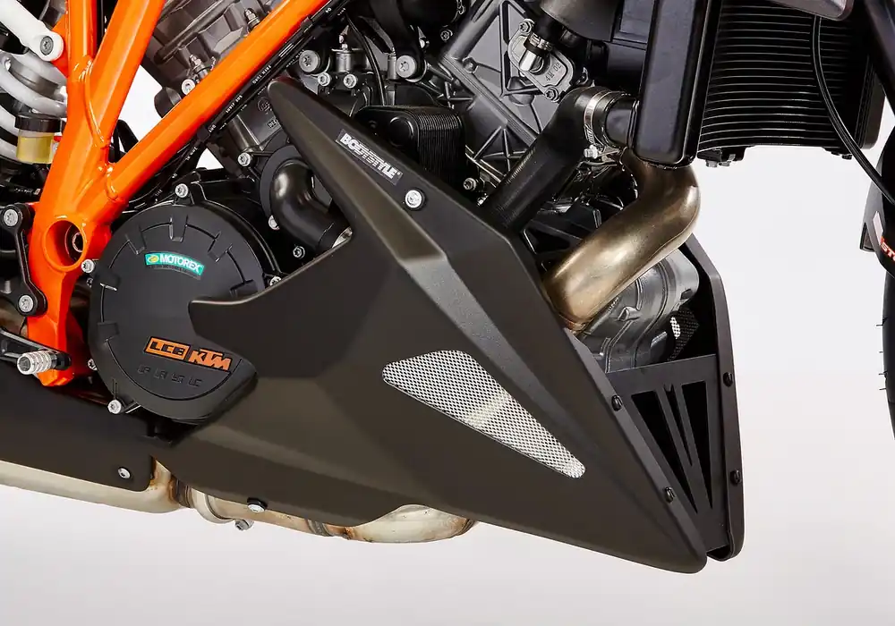 Direkt Vom Hersteller BODYSTYLE Raceline Bugspoiler ABS Kunststoff schwarz-matt für KTM 1290 Super Duke GT, 1290 Super Duke R