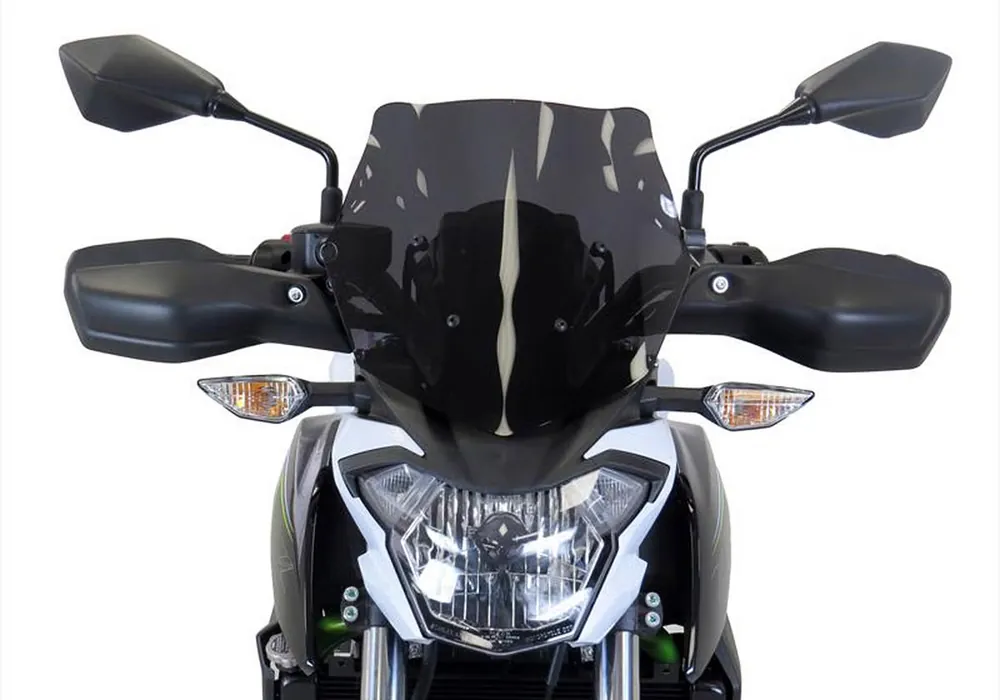 Echt BODYSTYLE Handprotektoren ABS Kunststoff schwarz-matt für KAWASAKI Z650, Z650 RS