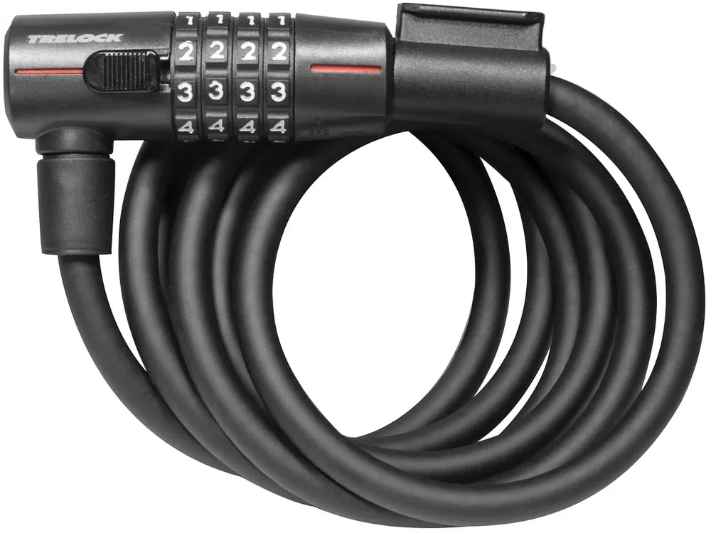 Trelock Spiralkabelschloss SK 210 schwarz Zahlencode Super-Preis