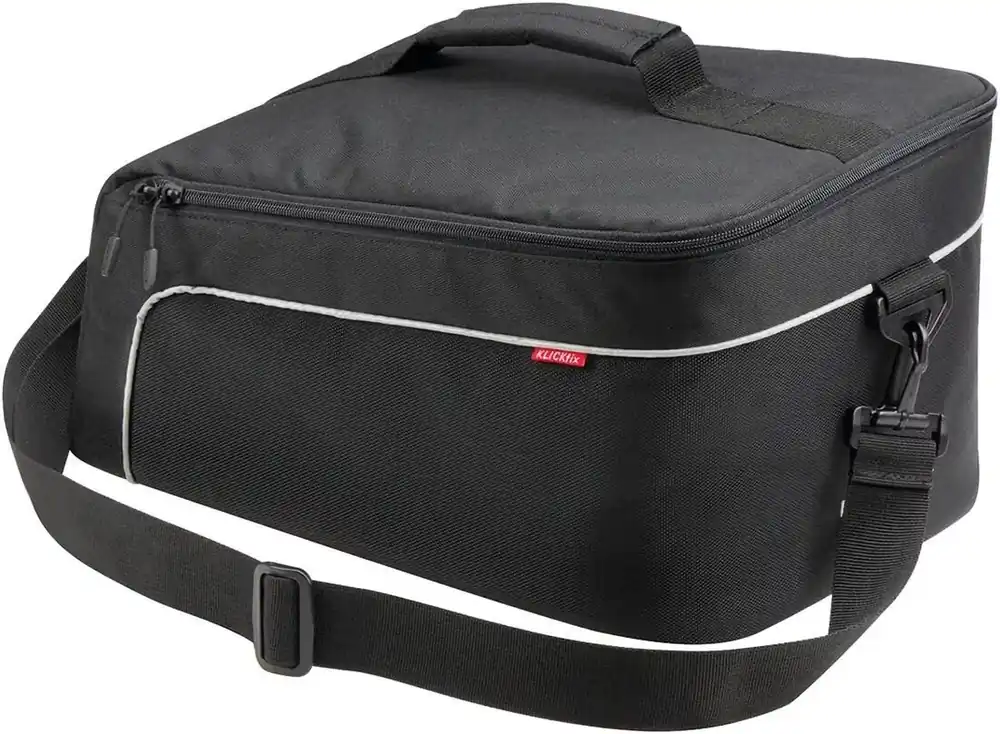 Solange Der Vorrat Reicht Rixen & Kaul Rackpack XL Gepäckträgertasche schwarz inkl. Bodenkupplung für Racktime Gepäckt