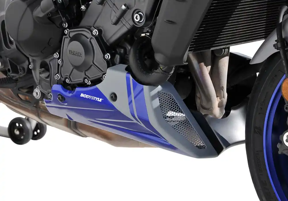 Knallerangebot BODYSTYLE Sportsline Bugspoiler ABS Kunststoff blau/grau für YAMAHA MT-09 / SP