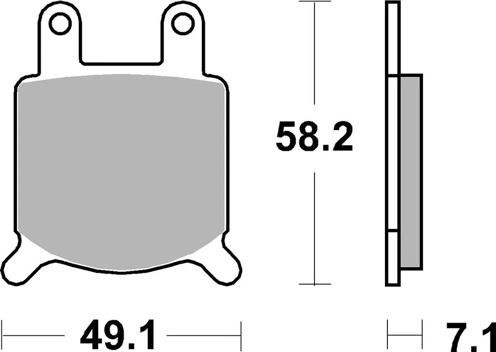 Sonderangebot SBS Bremsbelag 560H.CT Street High Power Carbon